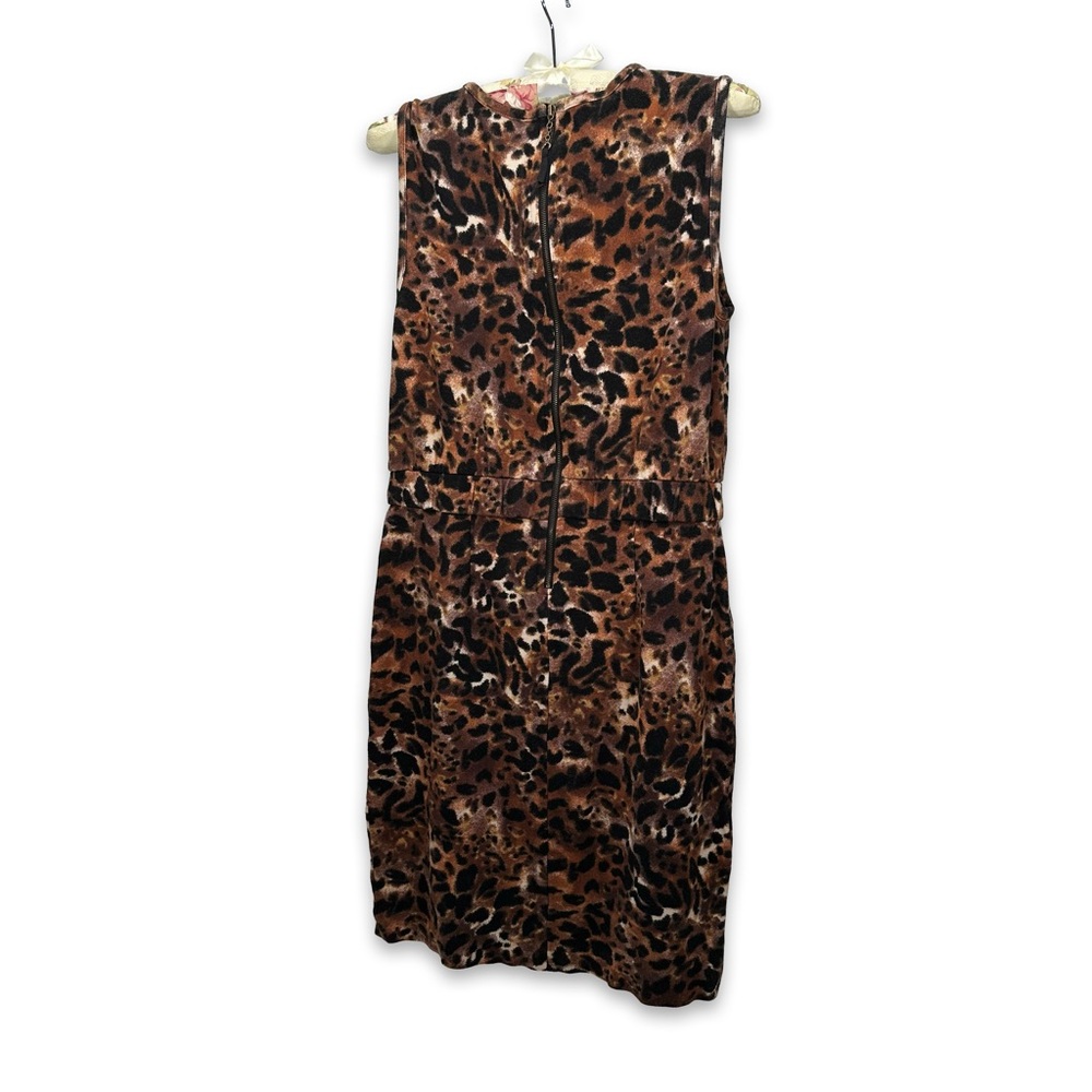 Vintage Lord and Taylor animal print dress size 4 - Picture 4 of 4